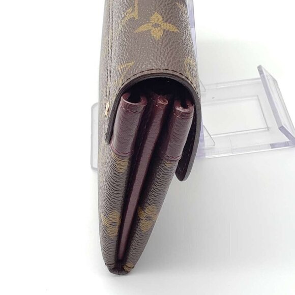 100% Authentic Louis Vuitton Brown Monogram Long Wallet - Picture 3 of 16